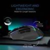 EVOFOX Blaze 12800 DPI Gaming Sensor and 8 Buttons RGB Wired Ambidextrous Optical Gaming Mouse  (USB 2.0, Grey)