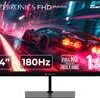 ZEBRONICS 60.96 cm (24 inch) Full HD IPS Panel with 280 Nits Brightness, Built-in Speakers, HDR10, 99% sRGB, 1 x DP, 1 x HDMI, 1 x 3.5mm Anti-glare Display Gaming Monitor (ZEB-IGM 101, ZEB-N24A)  (Frameless, Adaptive Sync, Response Time: 1 ms, 180 Hz Refresh Rate)