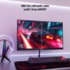 ZEBRONICS 60.96 cm (24 inch) Full HD IPS Panel with 280 Nits Brightness, Built-in Speakers, HDR10, 99% sRGB, 1 x DP, 1 x HDMI, 1 x 3.5mm Anti-glare Display Gaming Monitor (ZEB-IGM 101, ZEB-N24A)  (Frameless, Adaptive Sync, Response Time: 1 ms, 180 Hz Refresh Rate)