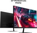 ZEBRONICS 60.96 cm (24 inch) Full HD IPS Panel with 280 Nits Brightness, Built-in Speakers, HDR10, 99% sRGB, 1 x DP, 1 x HDMI, 1 x 3.5mm Anti-glare Display Gaming Monitor (ZEB-IGM 101, ZEB-N24A)  (Frameless, Adaptive Sync, Response Time: 1 ms, 180 Hz Refresh Rate)